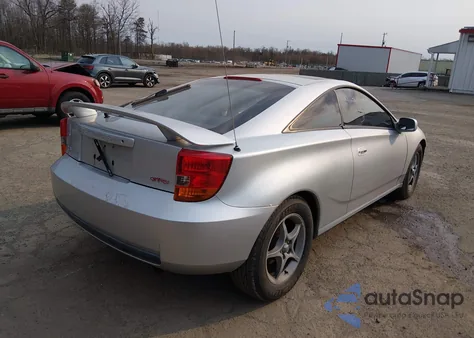 2000 Toyota Celica Gts из США, поврежденный, VIN JTDDY32T3Y0035677